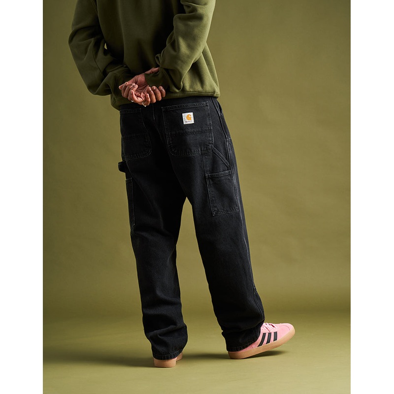 Carhartt WIP Double Knee Pant – Black (Stone Washed)