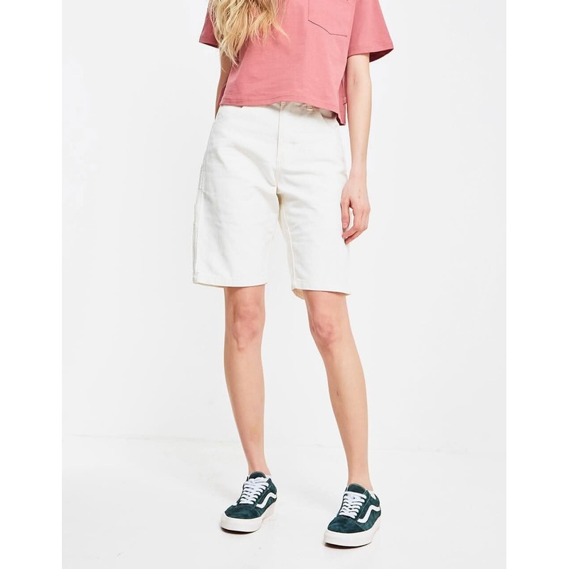 Dickies Womens Duck Canvas Carpenter Shorts – Stone Washed Cloud