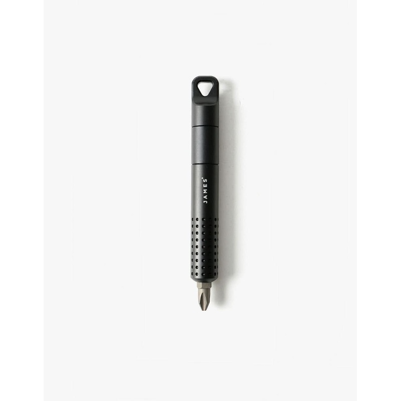 James The Cache River Pocket Screwdriver – Black/Black