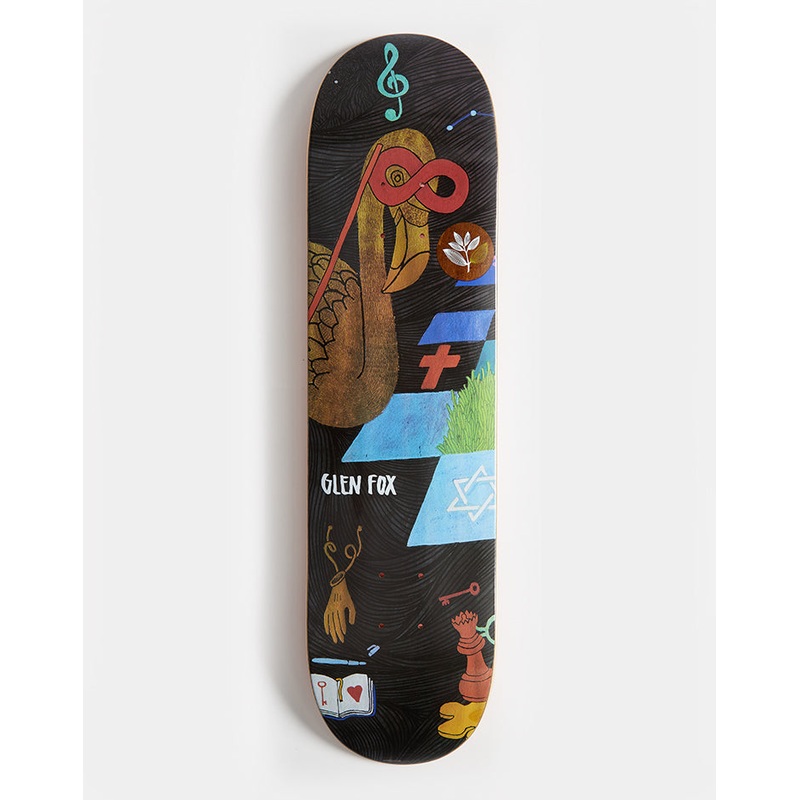 Magenta Fox Zoo Series Skateboard Deck