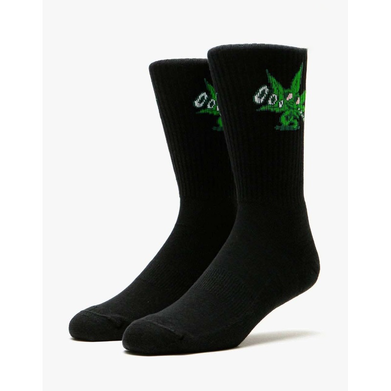 Route One Best Bud Crew Socks – Black