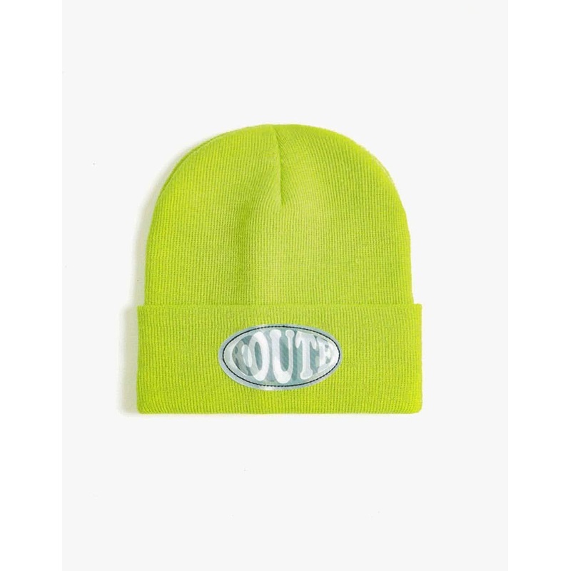 Route One Lenny Beanie – Neon Lime