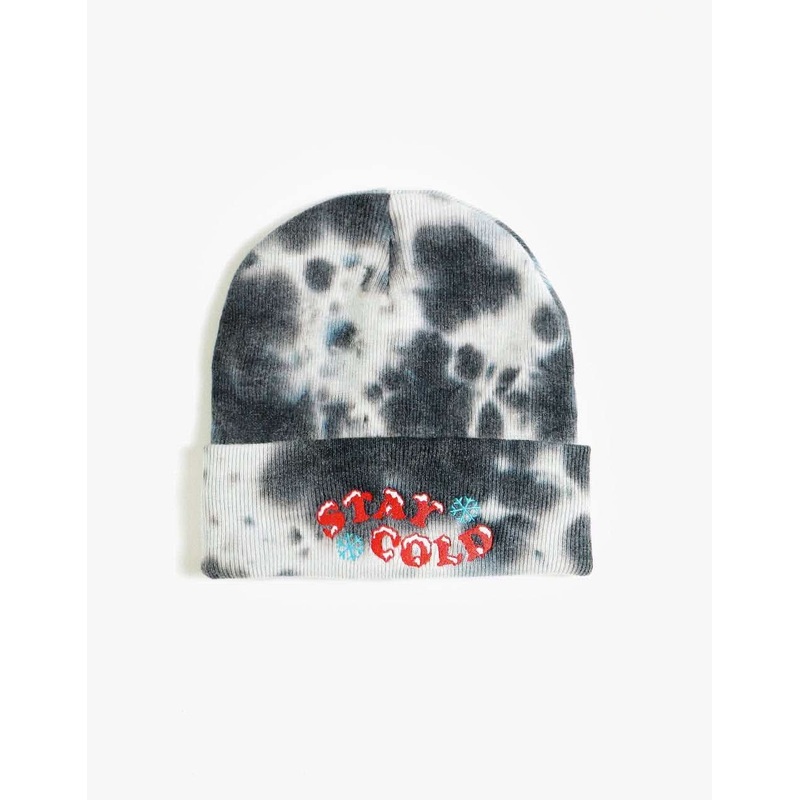 Route One Stay Cold Beanie – Black Tie Dye