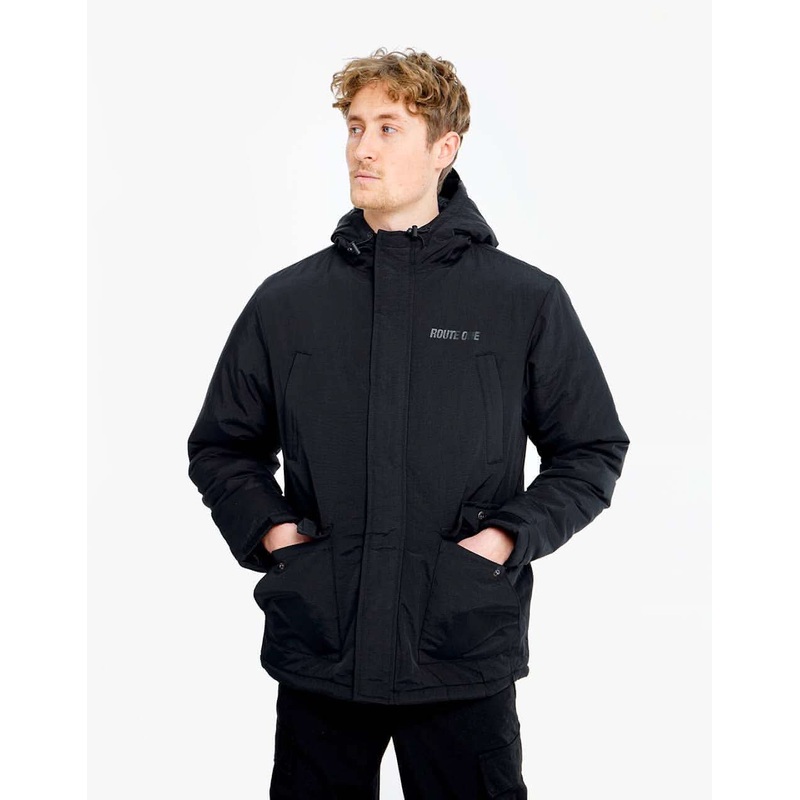 Route One Utility Jacket – Black