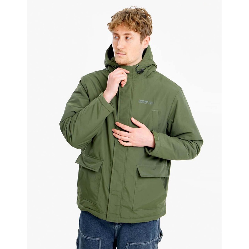 Route One Utility Jacket – Olive