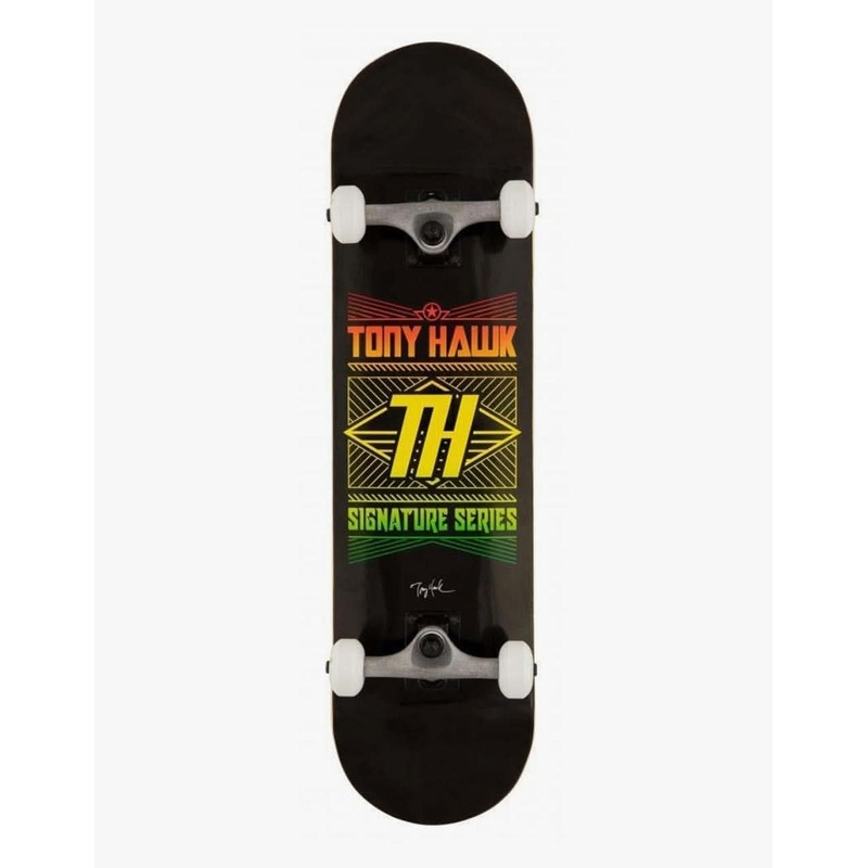 Tony Hawk 180+ Stacked Logo Complete Skateboard – 8″