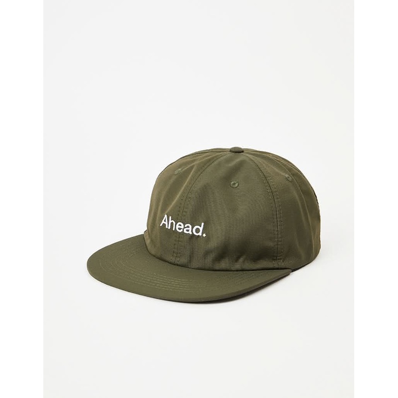 Ahead Worldwide Trademark Nylon Ripstop Strapback Cap – Olive