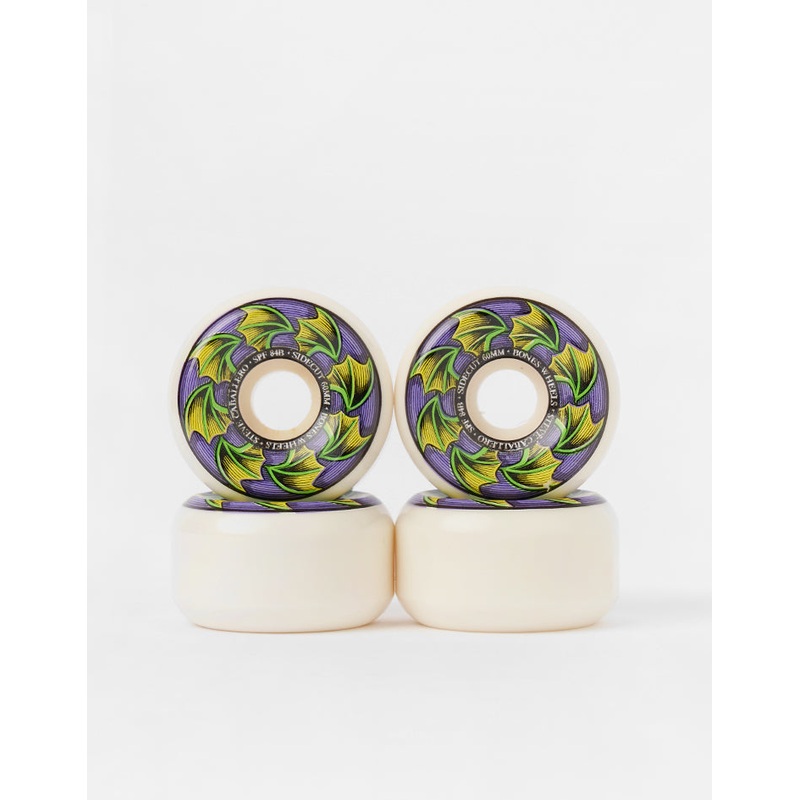 Bones Caballero Bat Wings SPF V5 Sidecut 84b Skateboard Wheels – 60mm