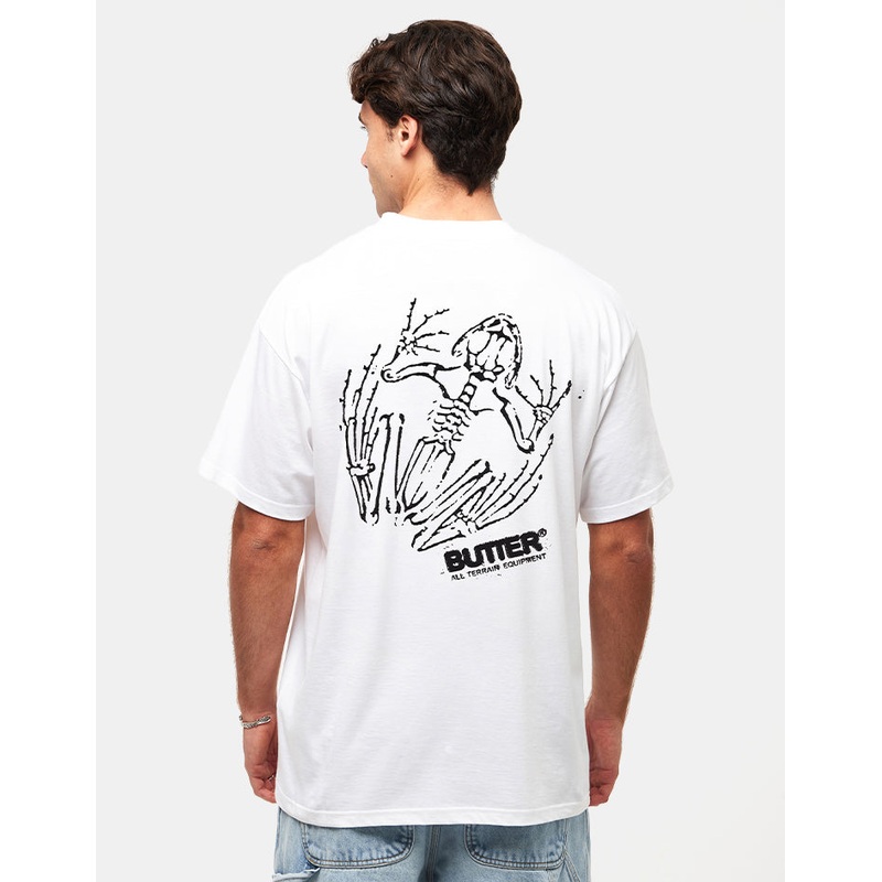 Butter Goods Fossil T-Shirt – White