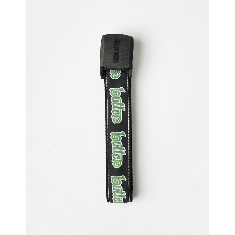 Butter Goods Swirl Woven Web Belt – Black