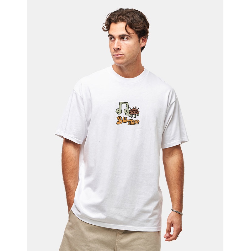 Butter Goods Turtle T-Shirt – White