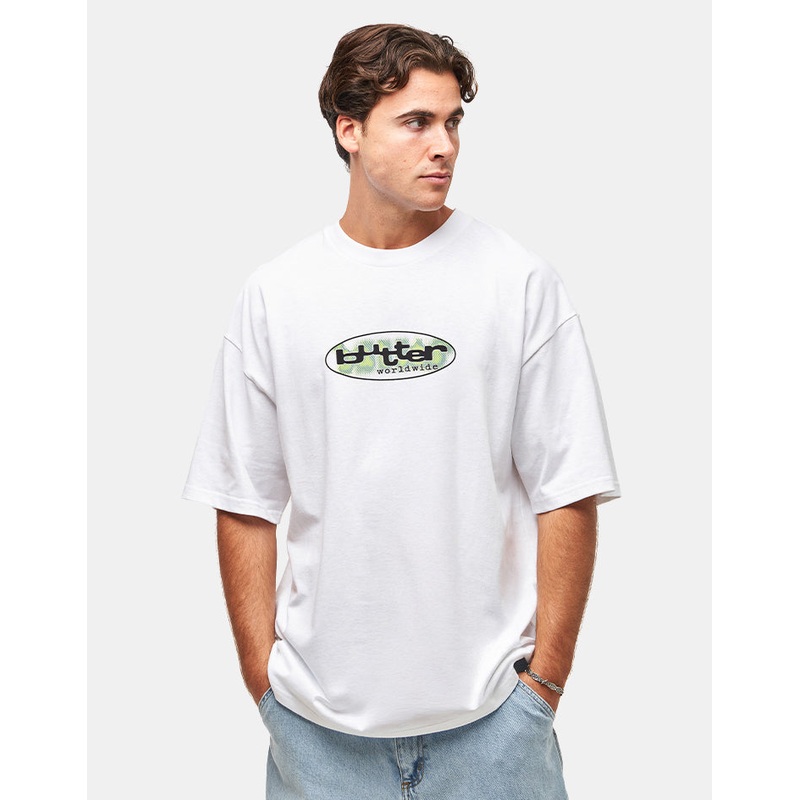 Butter Goods Vortex T-Shirt – White