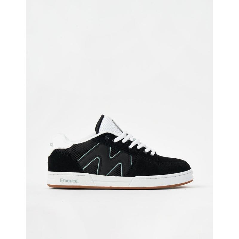 Emerica OG-1 Skate Shoes – Black/White/Green