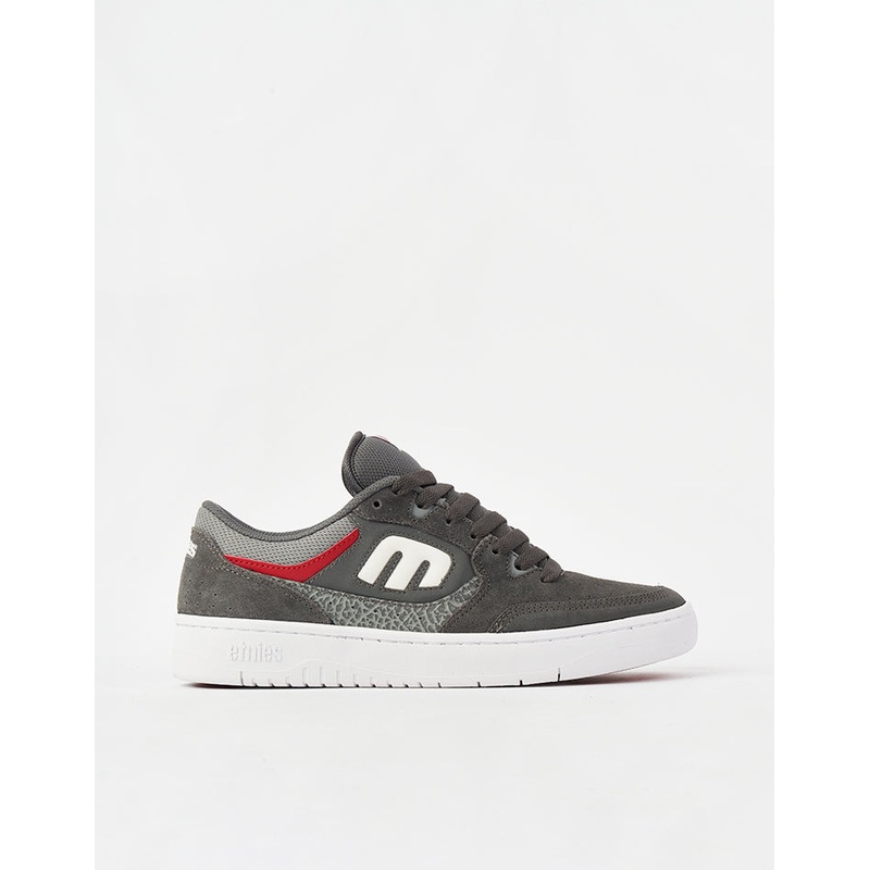 etnies Loot Skate Shoes – Grey/Light Grey/Red