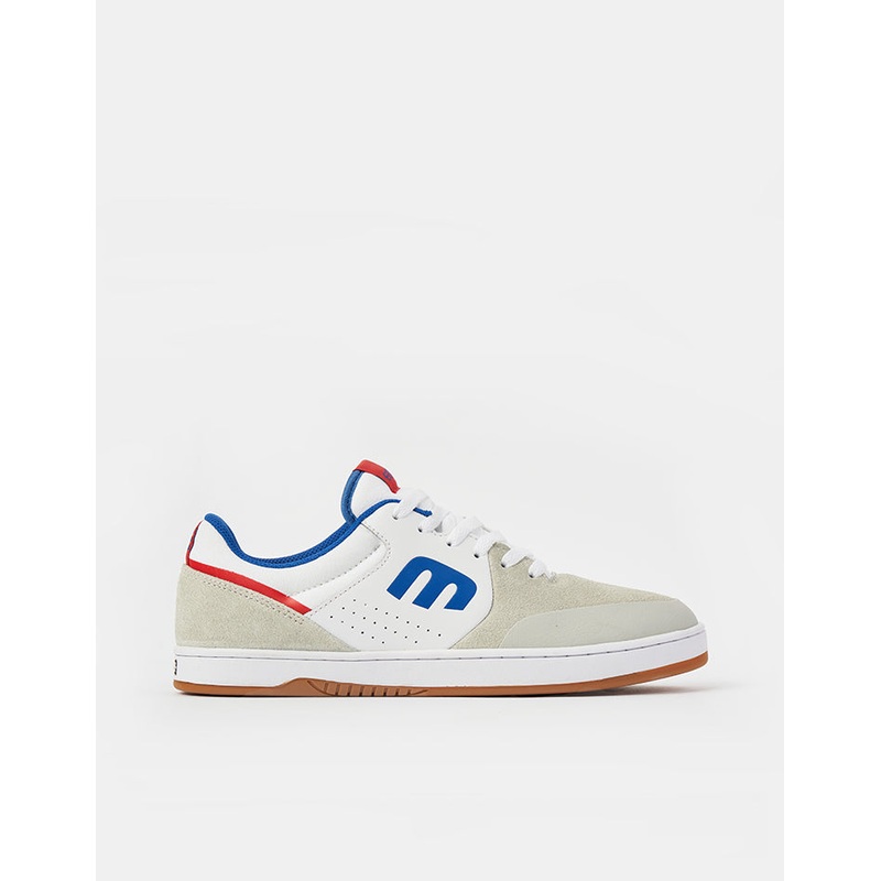 etnies Marana Skate Shoes – White/Blue/Red