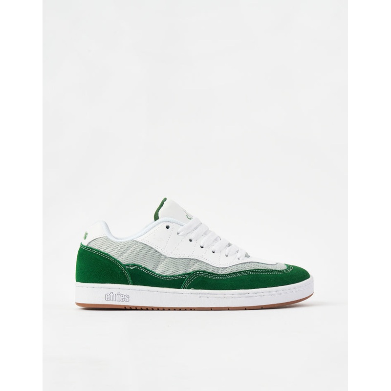 Etnies Snake Skate Shoes – Green/White/Grey