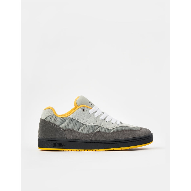 etnies Snake Skate Shoes – Grey/Grey/Yellow