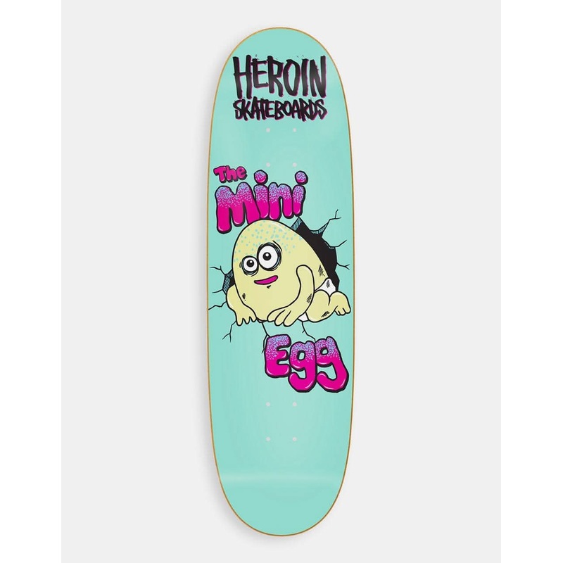 Heroin Mini EggSkateboard Deck – 8.38