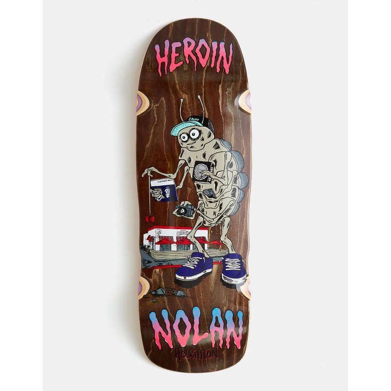 Heroin Nolan Bug Skateboard Deck – 10.4″