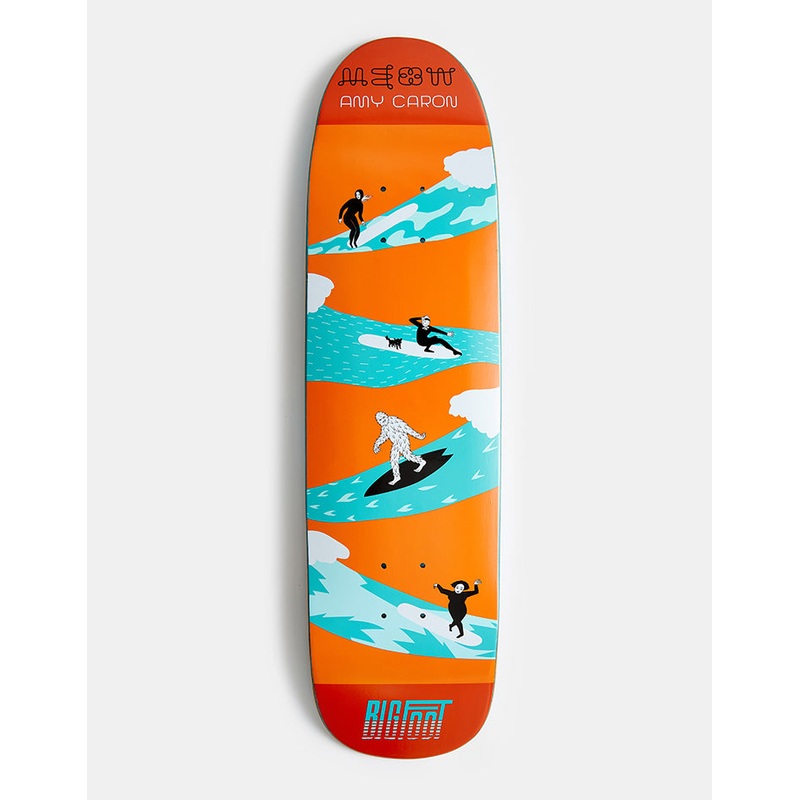 Meow Caron Bigfoot Skateboard Deck – 8.25″