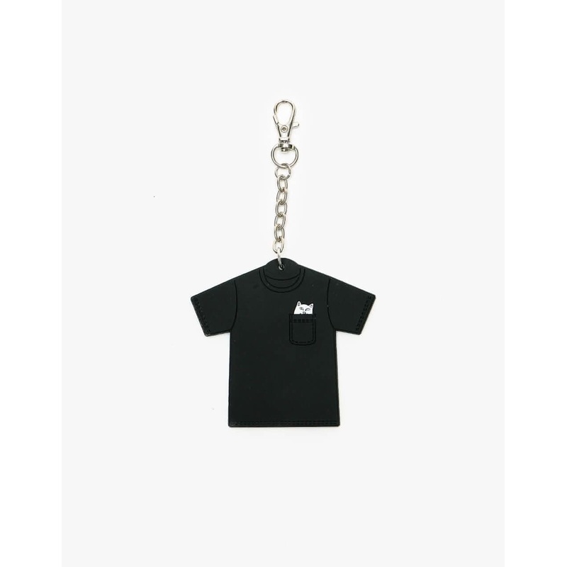 RIPNDIP Lord Nermal Mini Tee Key Chain  – Black