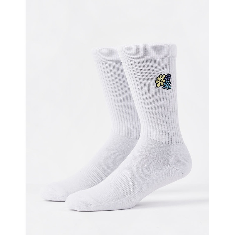 Route One Dayzeez Crew Socks – White