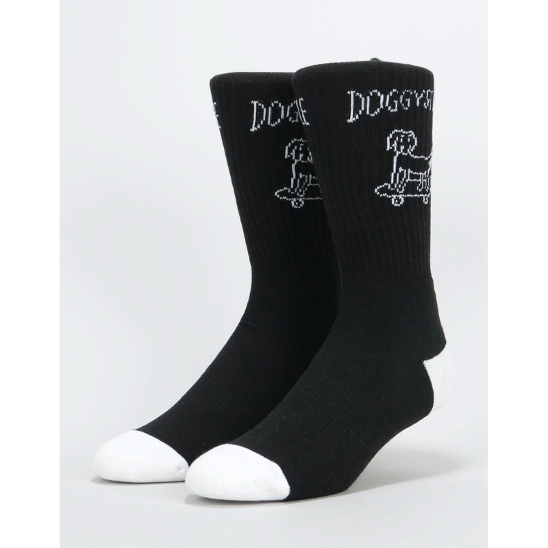 Route One Doggy Style Crew Socks – Black/White