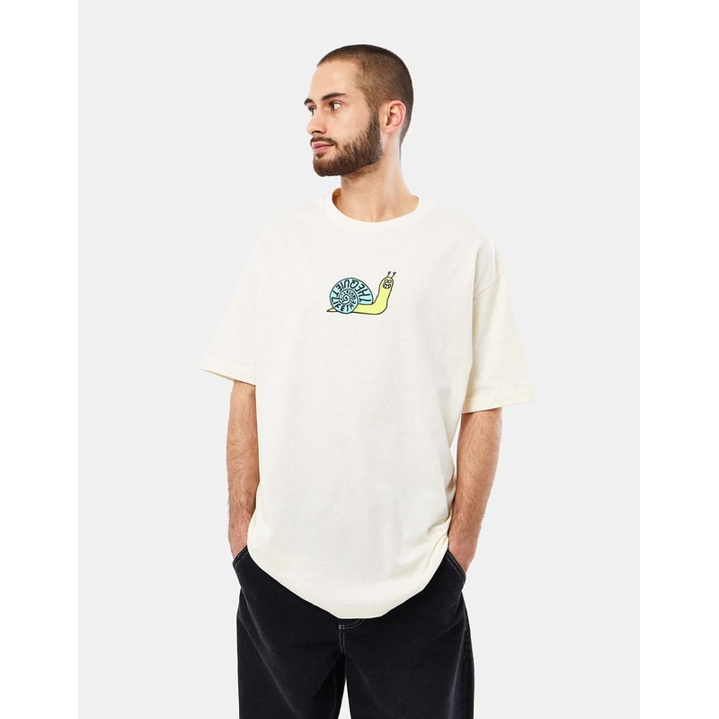 The Quiet Life Snail T-Shirt – Cream