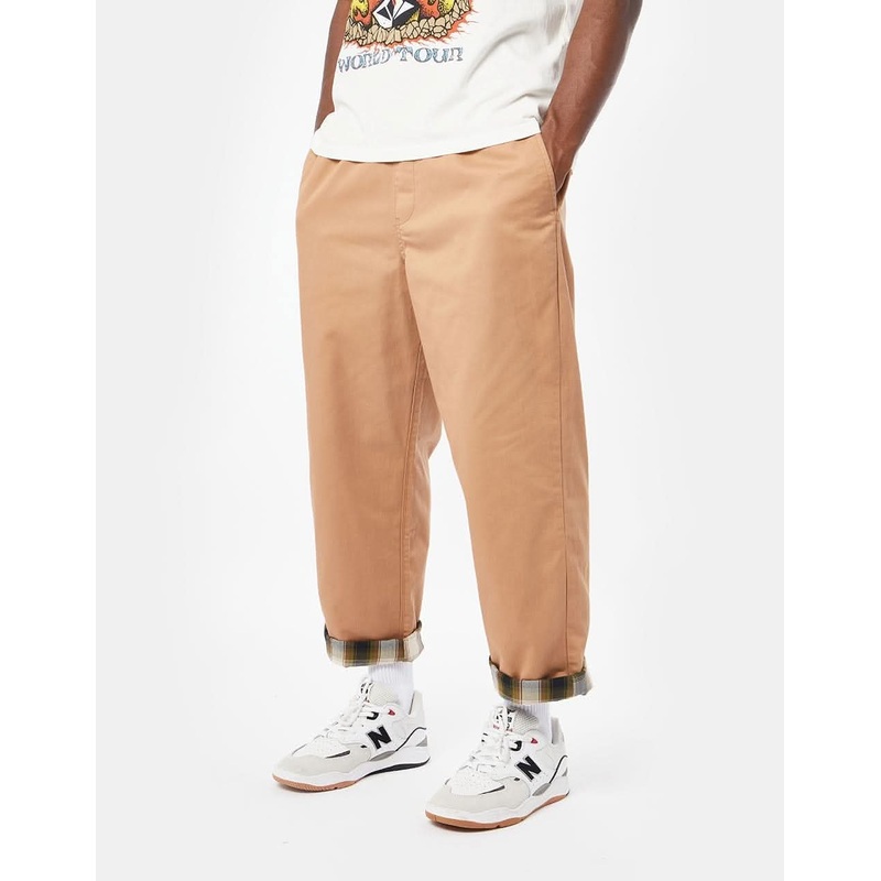 Volcom x Simon Bannerot Elasticated Waist Pant – Dusty Brown
