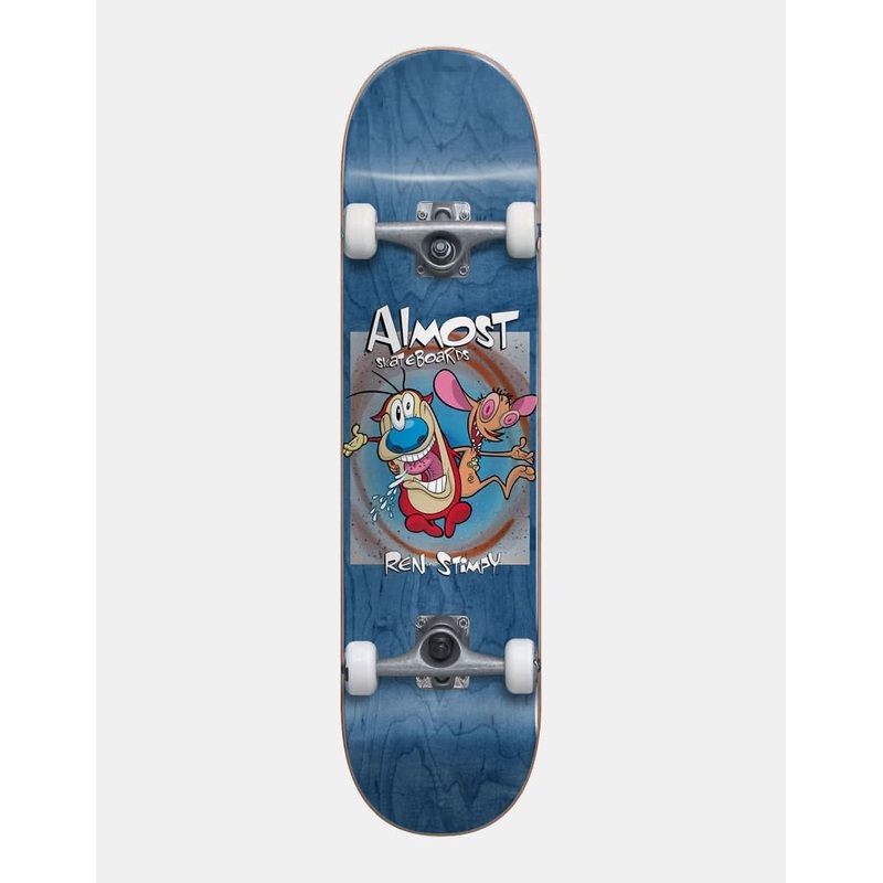 Almost x Ren & Stimpy Boxed Premium Complete Skateboard – 8″