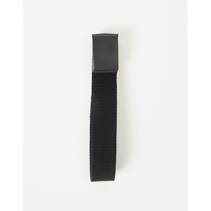 Carhartt WIP Tonal Script Web Belt – Black/Black