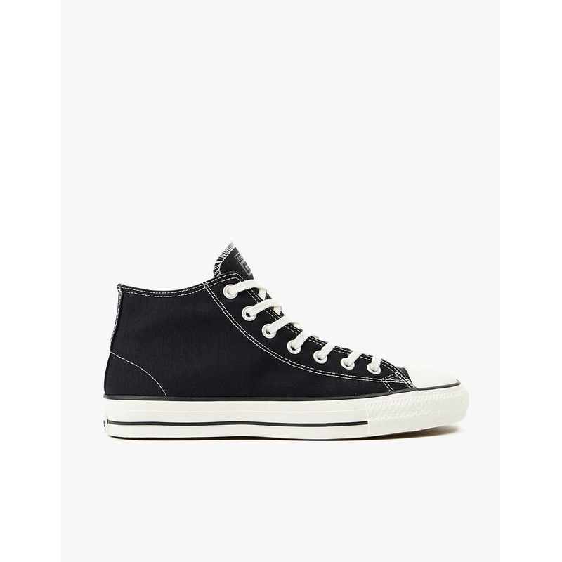 Converse CTAS Pro Cut Off Mid Skate Shoes – Black/Black/Egret