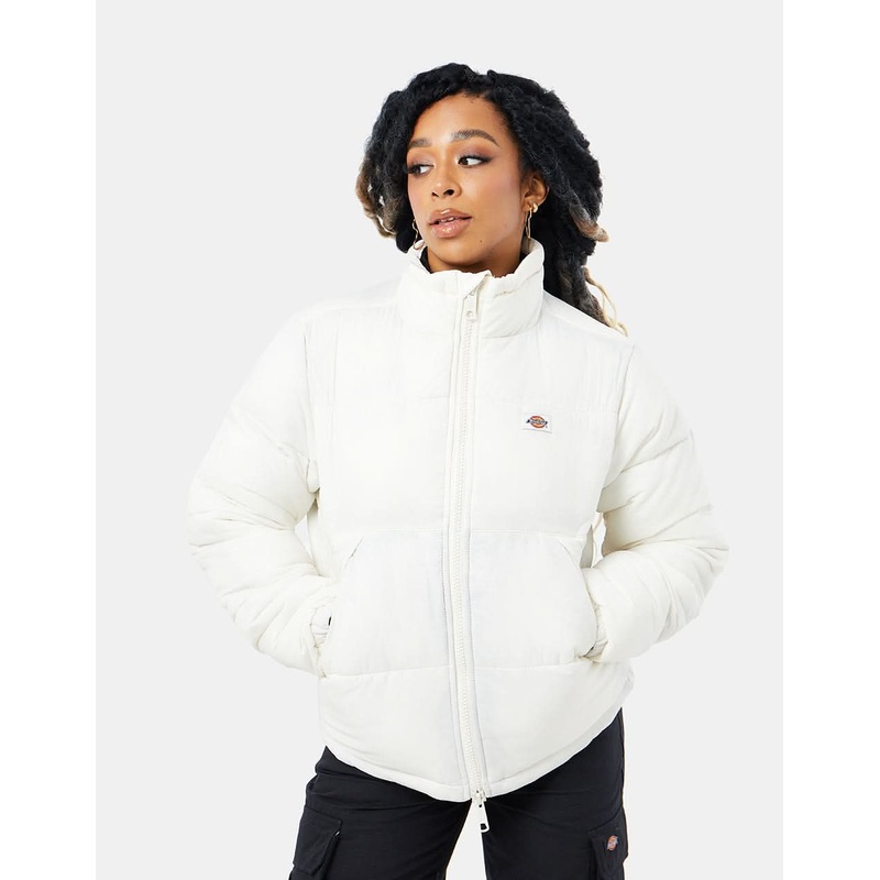 Dickies Womens Alatna Puffer Jacket – Ecru