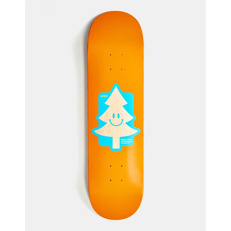 Enjoi Happy Tree Orange Super Sap R7 Skateboard Deck – 8.5″