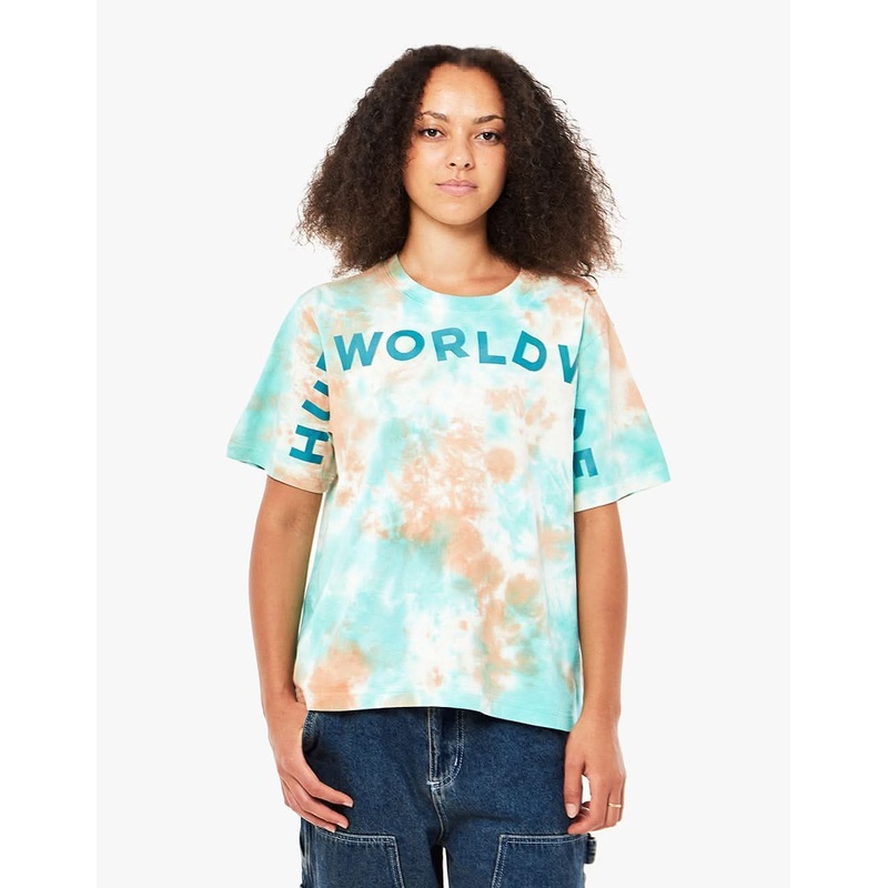 HUF Womens WW Tie Dye S/S Relaxed T-Shirt – Natural