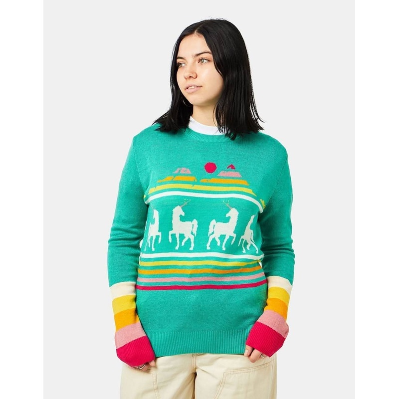KAVU Womens Hillrose Sweater – Unicorn