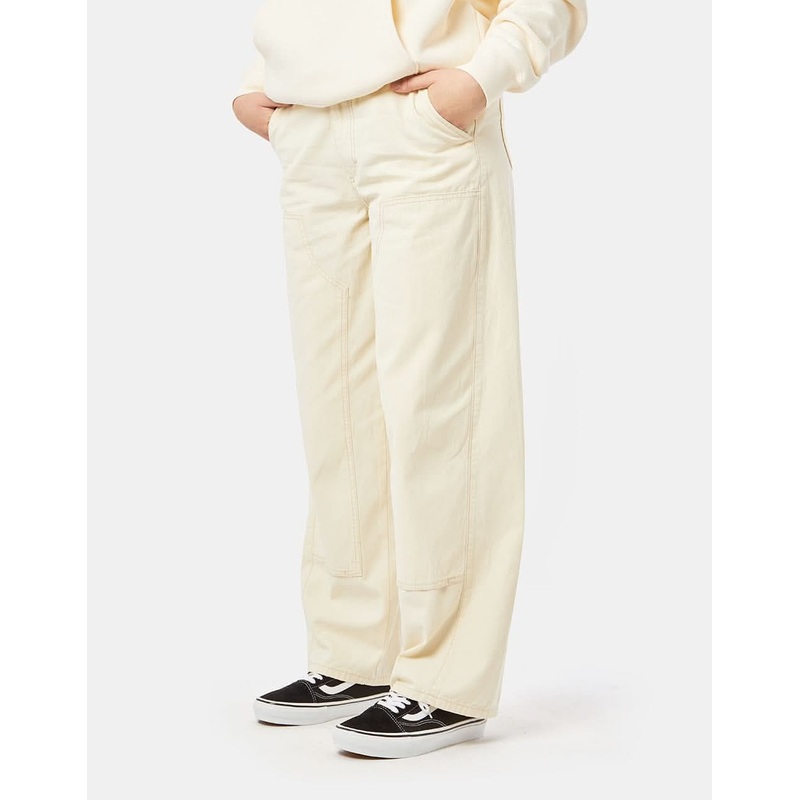 Obey Womens Tami Baggy Pant – Bone White