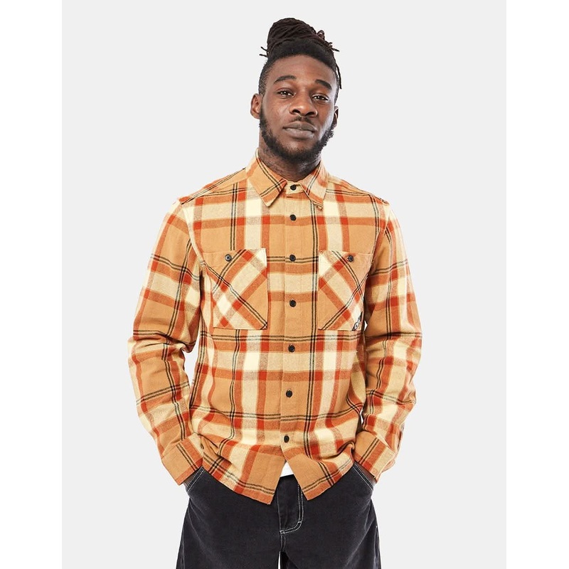 Picture Relowa L/S Shirt – Plaid Wood Ash