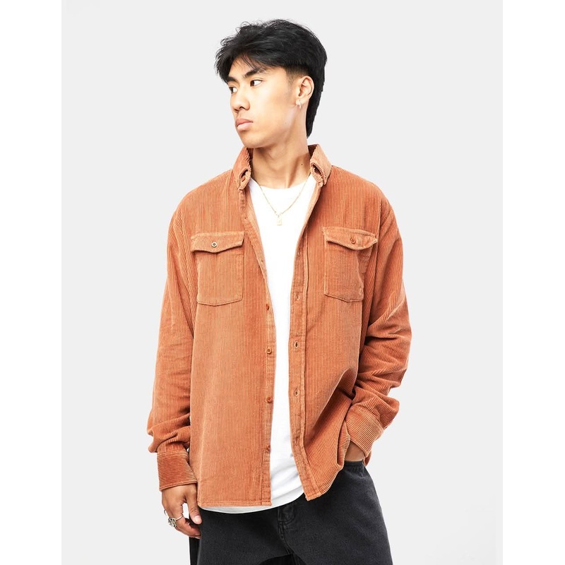 Route One Big Wale Cord Shirt – Gingerbread