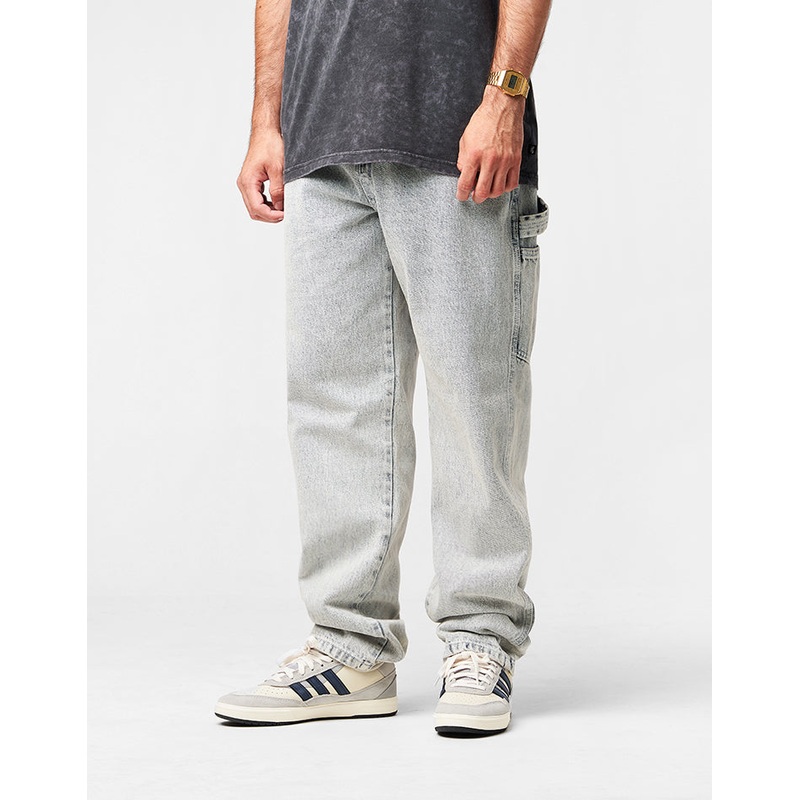 Route One Denim Carpenter Pants – Light Stone Wash