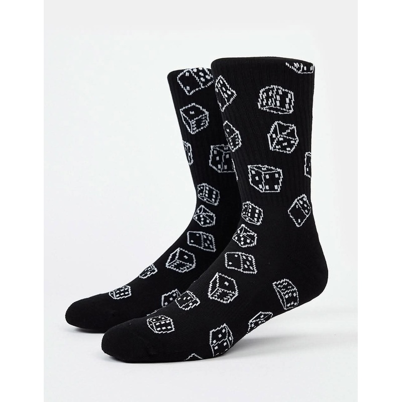 Route One Dice Crew Socks – Black