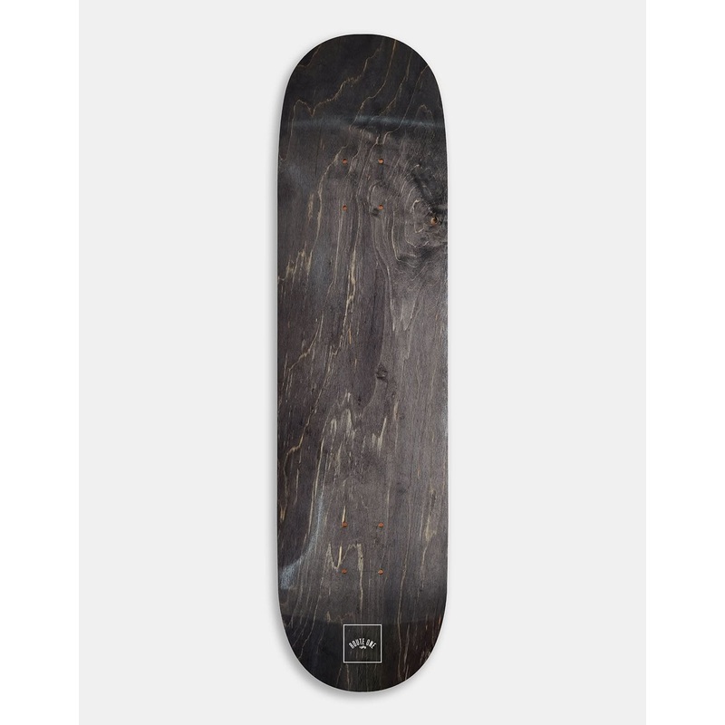 Route One Mini Logo ‘OG Shape’ Skateboard Deck – Black/White