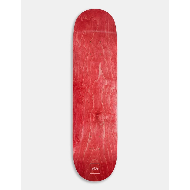 Route One Mini Logo ‘OG Shape’ Skateboard Deck – Red/White