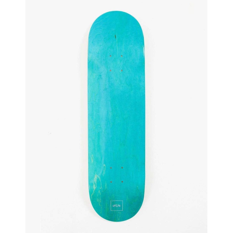 Route One Mini Logo ‘OG Shape’ Skateboard Deck – Turquoise/White