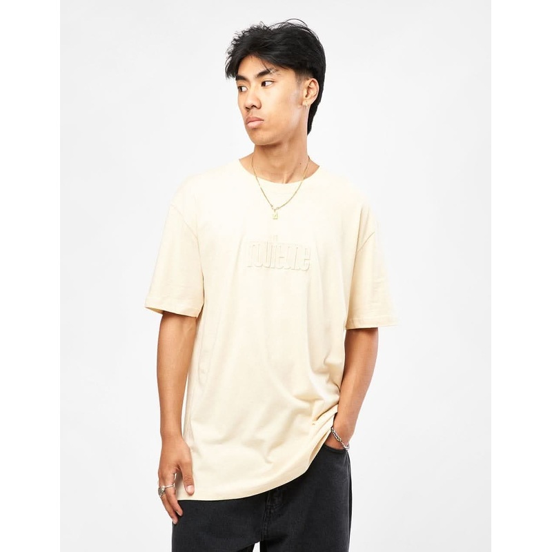 Route One Organic Chest Logo T-Shirt – Ivory Cream