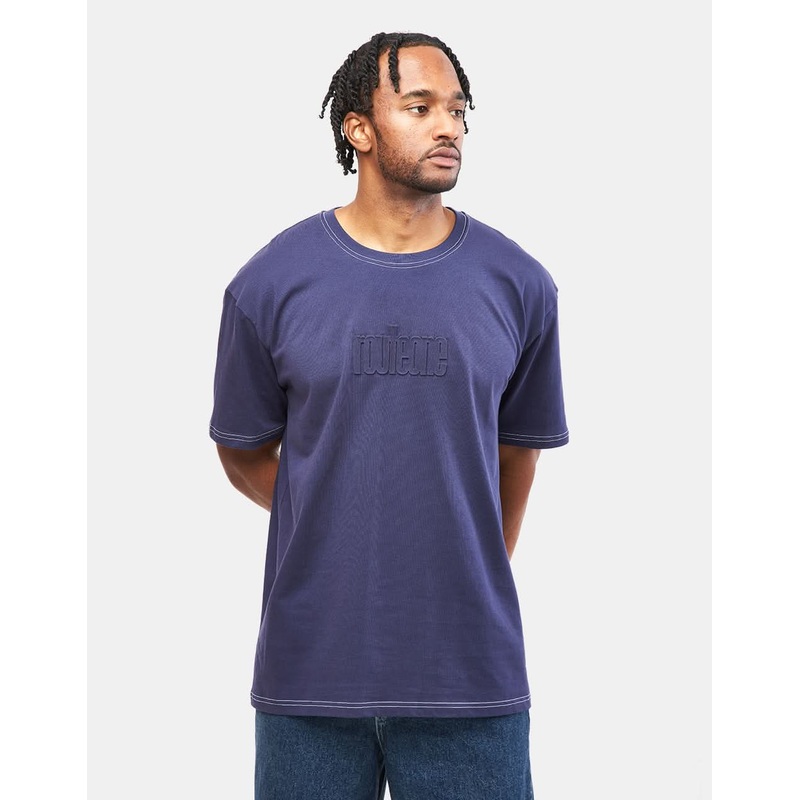 Route One Organic Chest Logo T-Shirt – Navy