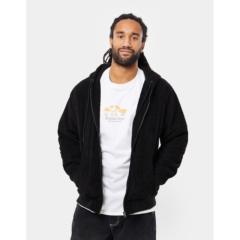 Route One Workwear Jacket – Washed Black