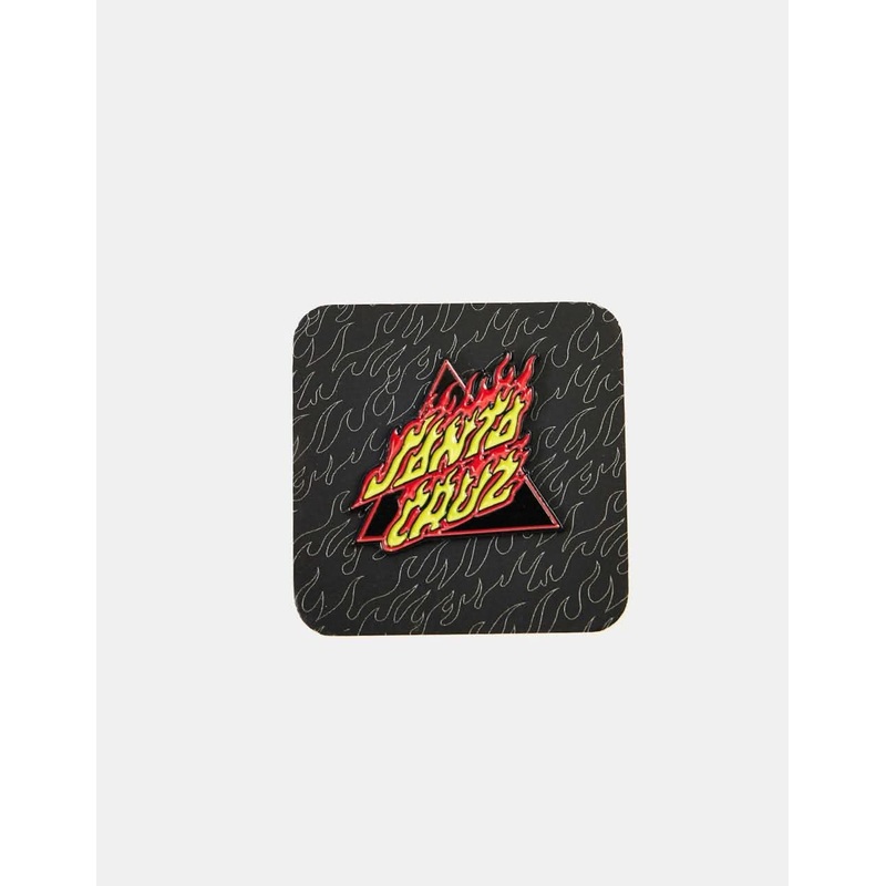 Santa Cruz Flamed Not A Dot Pin – Black
