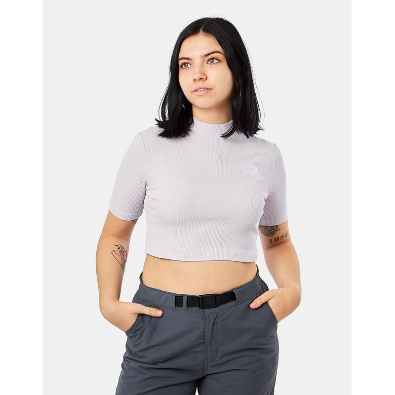 The North Face Womens Gartha Rib Top – Lavender Fog