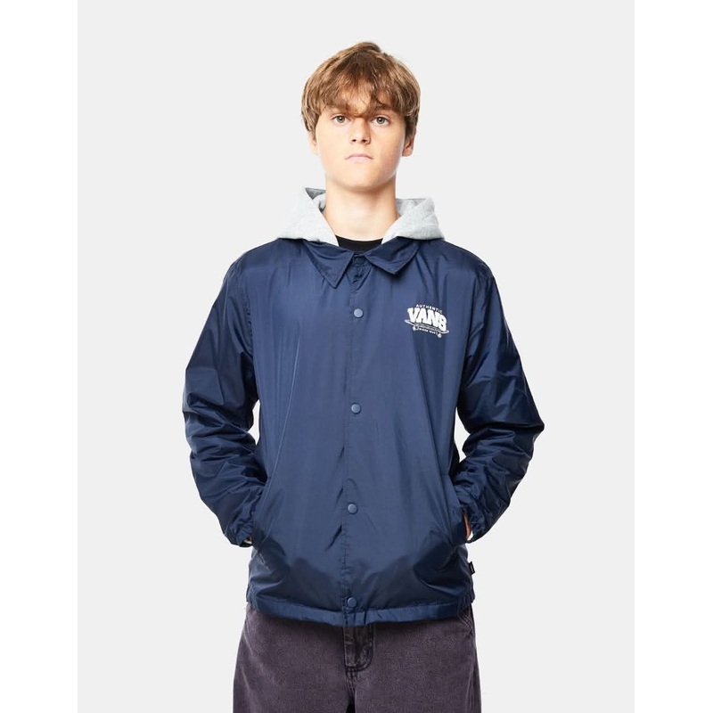 Vans Riley Kids Hooded Jacket – Dress Blues/Authenic Vans SK8